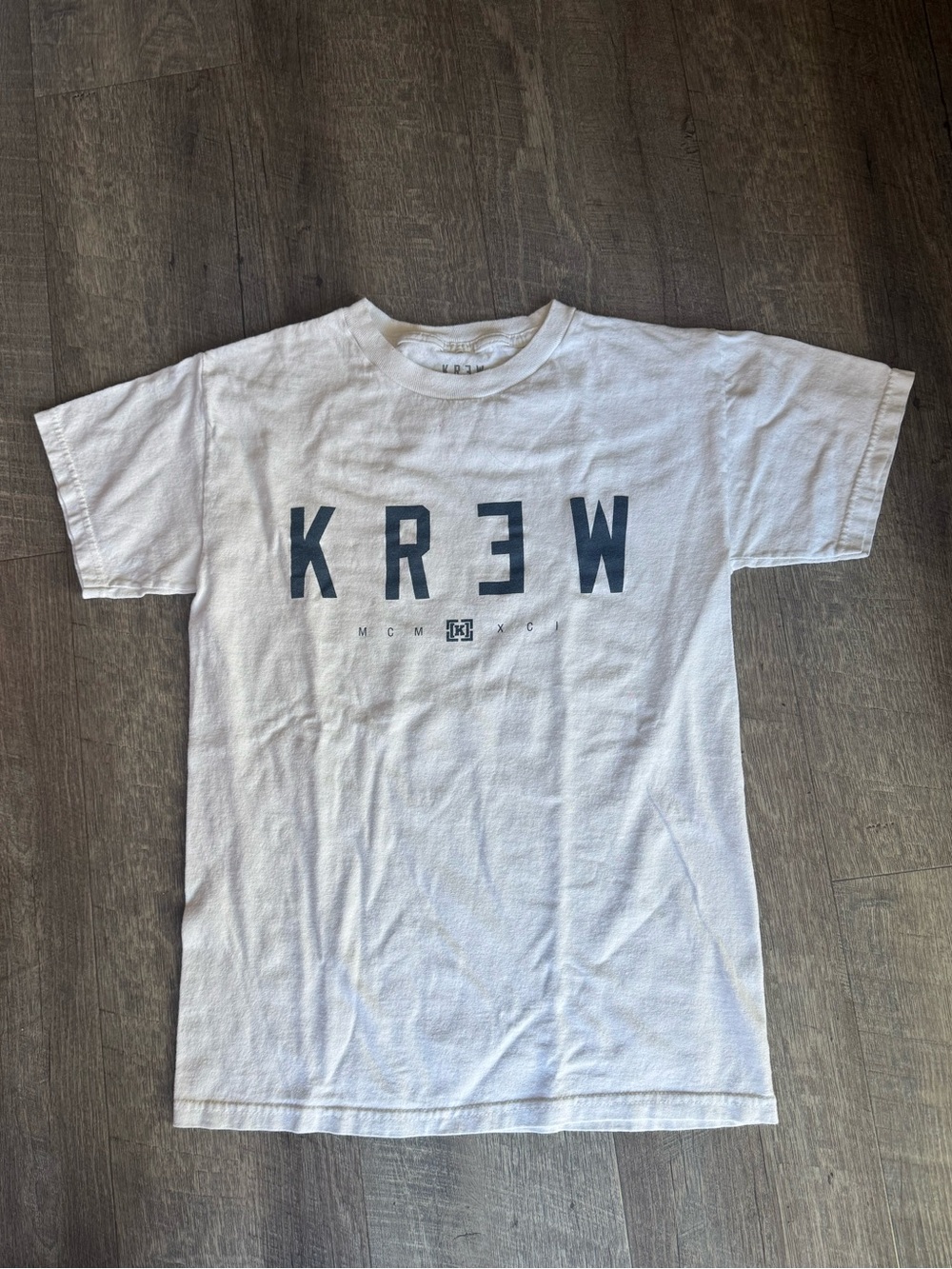 Krew White Kids Graphic Tee - Logo